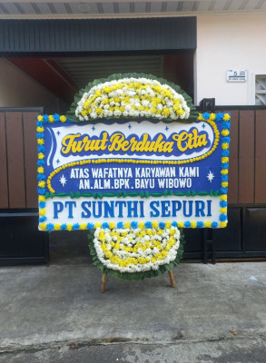 Papan Bunga Duka di Lontarbaru